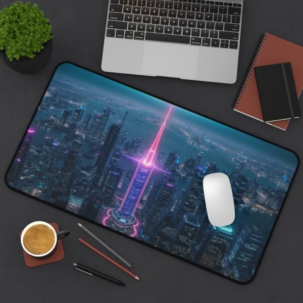 evening routine mouse mat, desk mat as motivational boost, workspace reset surface pad, thoughtful gift for coworkers, spire